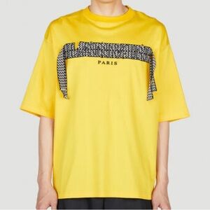 Yellow Lanvin shirt size XXS runs as a large can be tailored.